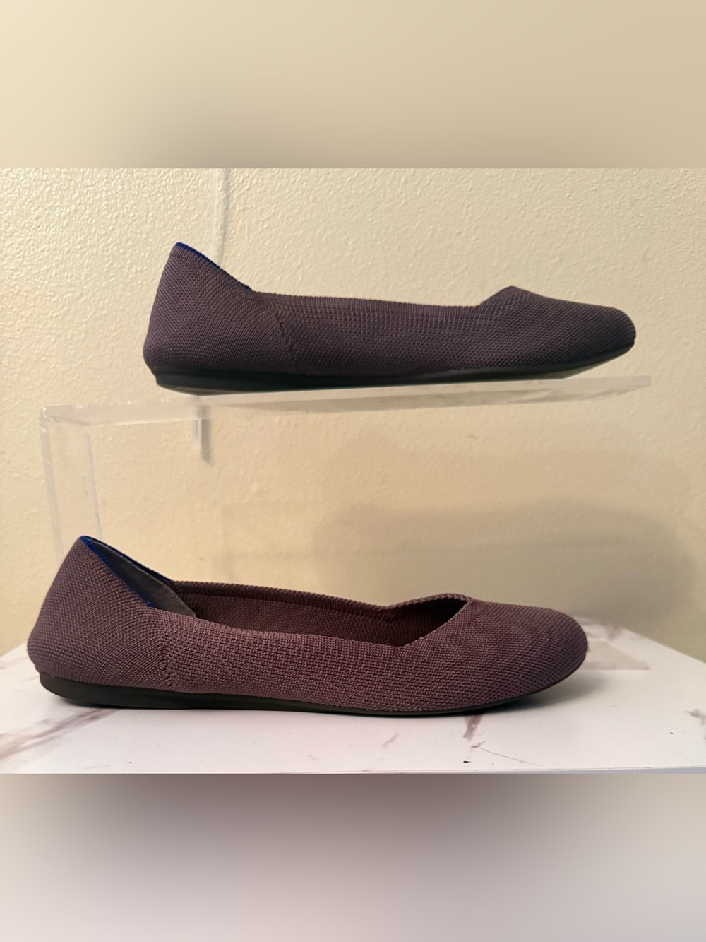 Rothy’s Round Toe Flats, Color is Mink, Very Good Condition, Size 8-1/2